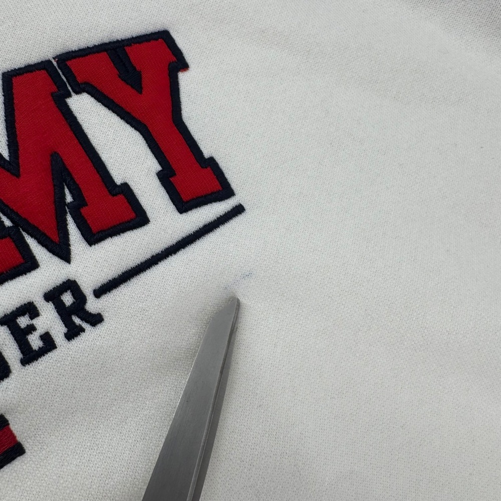 Tommy Hilfiger Hoodie Boys L 14/16 Ecru Colorblock Logo‎ Sweatshirt TBHIB13F-104 - Picture 8 of 8